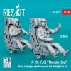 RESKIT RSF48-0071 F-105 (F, G) Thunderchief pilots sitting in ejection seats for HobbyBoss kit (2 pcs) (3D Printed) 1/48